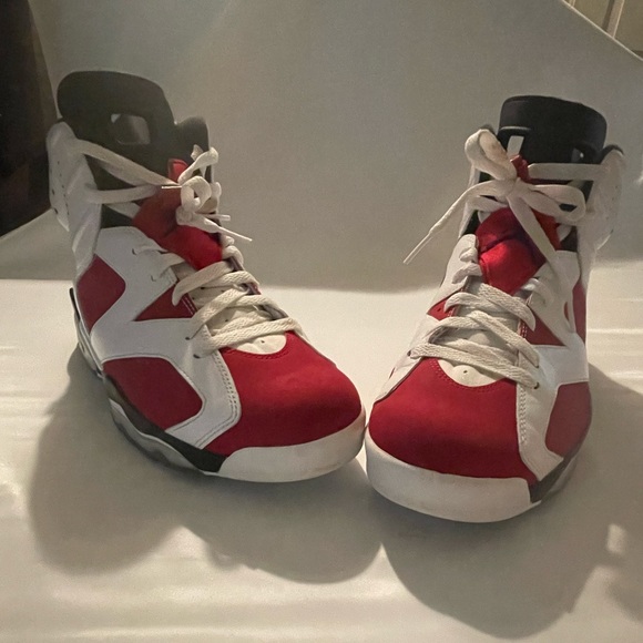 2014 Air Jordan 6 Carmine Size US 11 Pre- Owned - Picture 10 of 10